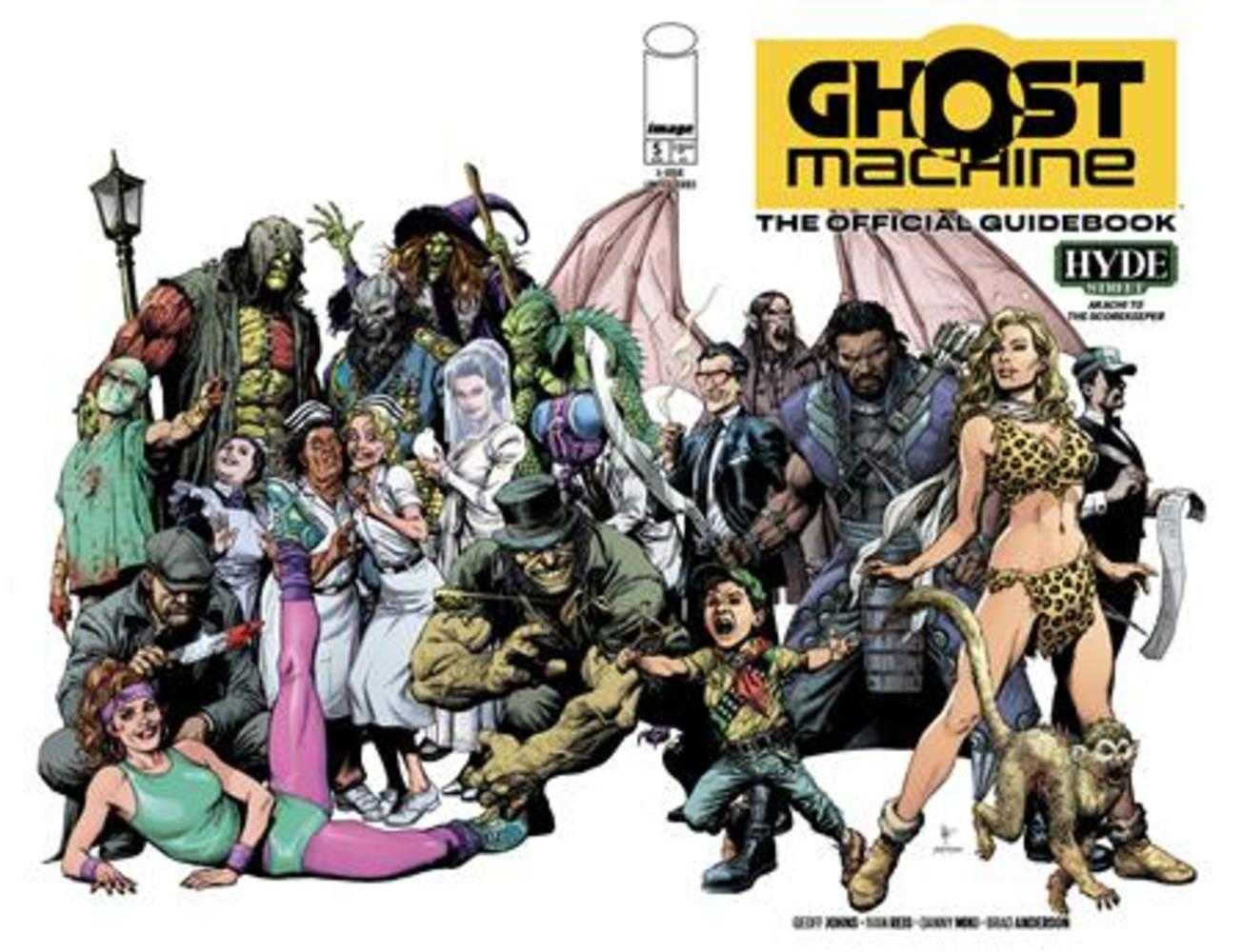 Ghost Machine The Official Guidebook #5 (Of 5) Cover A Gary Frank & Brad Anderson Wraparound | Odin's Place