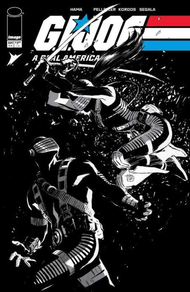 G.I. Joe A Real American Hero #331 Cover B Lee Weeks Black & White Variant | Odin's Place