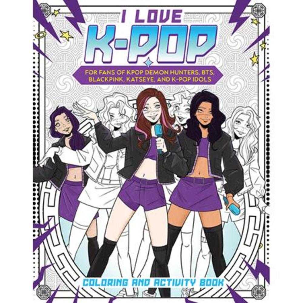 I Love K Pop TPB Coloring And Activity Book | Odin's Place