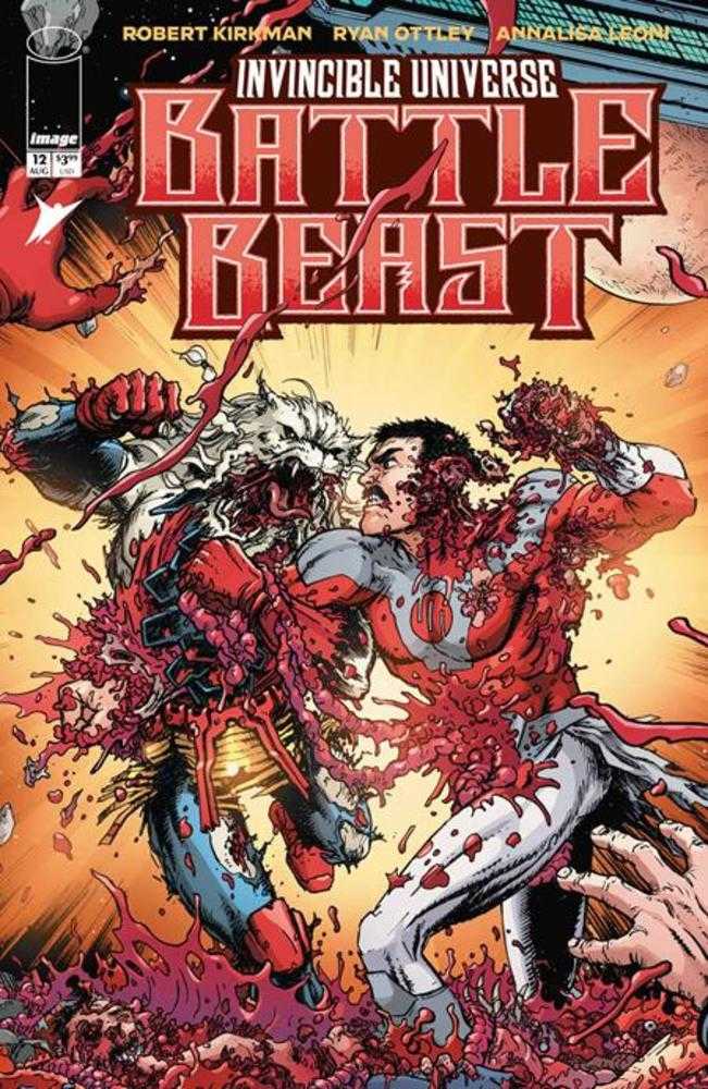 Invincible Universe Battle Beast #12 Cover C 1 in 10 Chris Burnham & Brian Reber Connecting Variant | Odin's Place