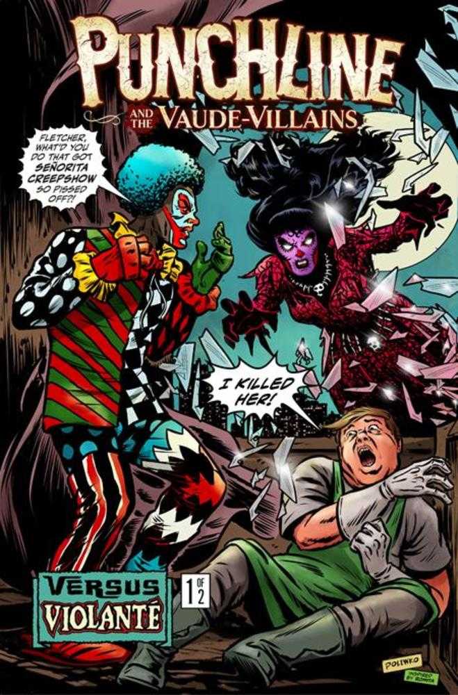 Punchline And The Vaude Villains vs Violante #1 (Of 2) Cover B Nik Poliwko Variant | Odin's Place