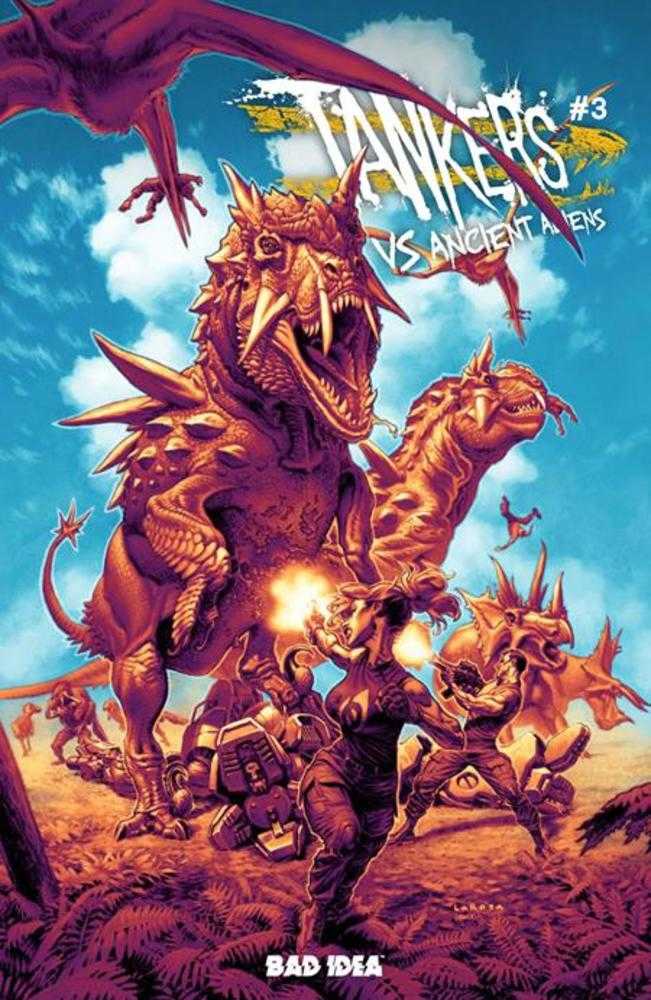 Tankers vs Ancient Aliens # 3 (Of 5) Cover B Lewis Larosa Variant | Odin's Place