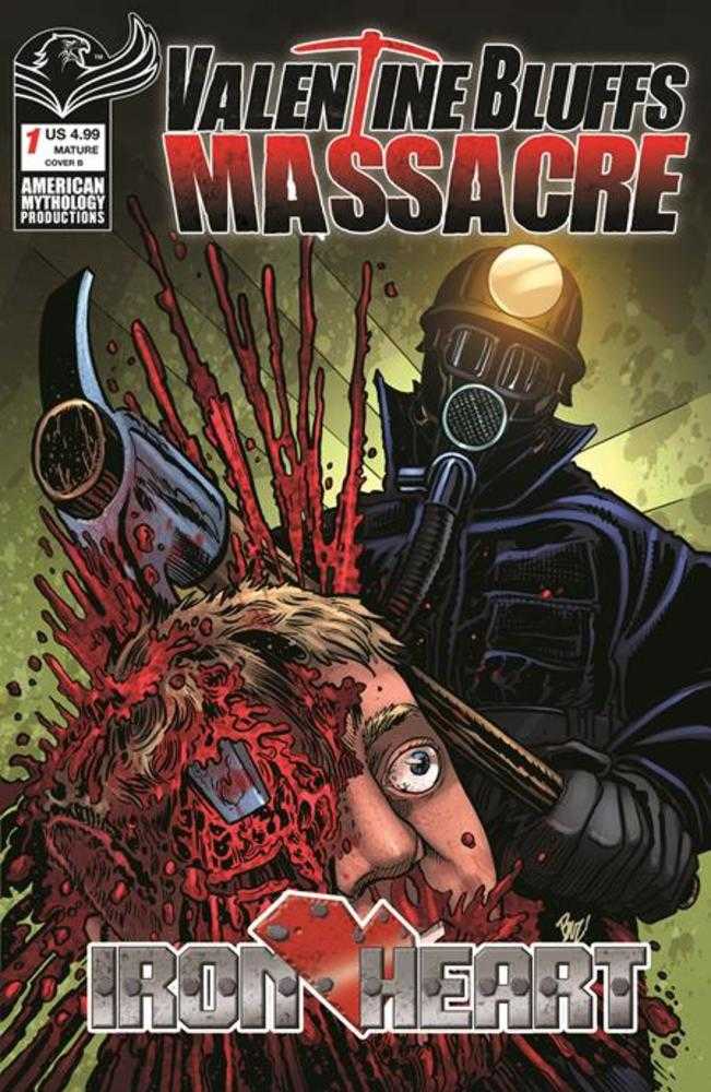 Valentine Bluffs Massacre Iron Heart #1 (Of 2) Cover B Buz Hasson Variant (Mature) | Odin's Place