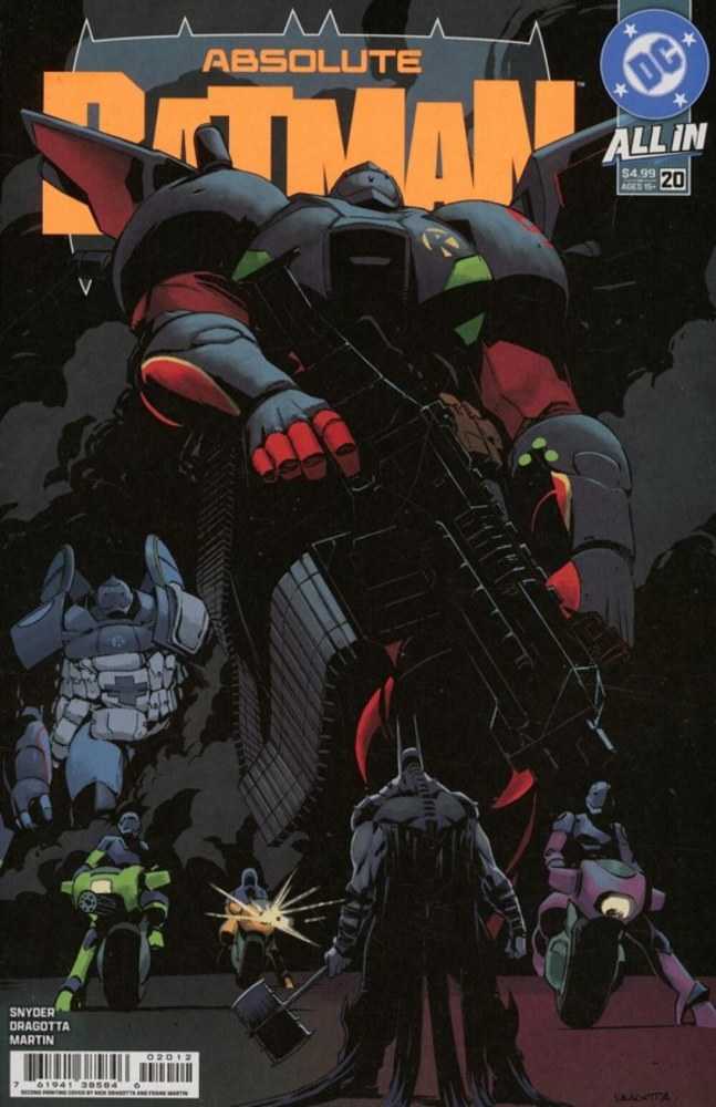 Absolute Batman #20 Cover A Nick Dragotta (Replacement Copies/2nd Print) | Odin's Place