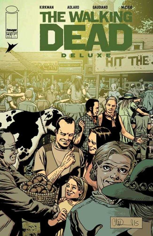 Walking Dead Deluxe #142 Cover B Charlie Adlard & Dave Mccaig Variant (Mature) | Odin's Place
