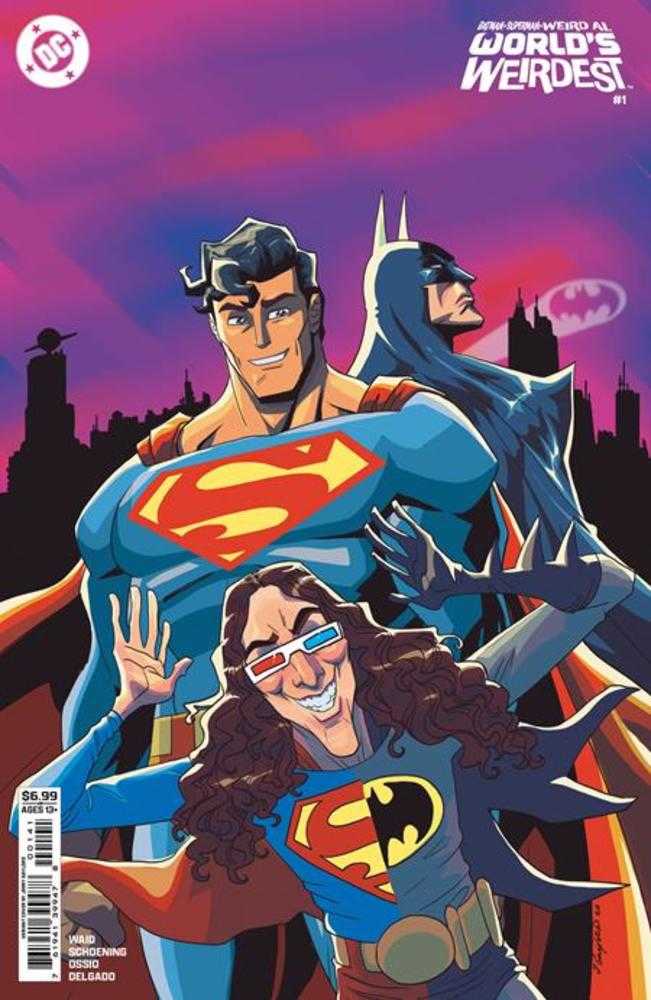 Batman Superman Weird Al Worlds Weirdest #1 (One Shot) Cover D Jerry Gaylord Card Stock Variant | Odin's Place