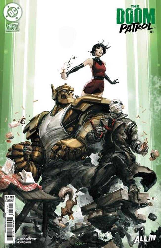 Doom Patrol #1 Cover B Clayton Crain Card Stock Variant | Odin's Place