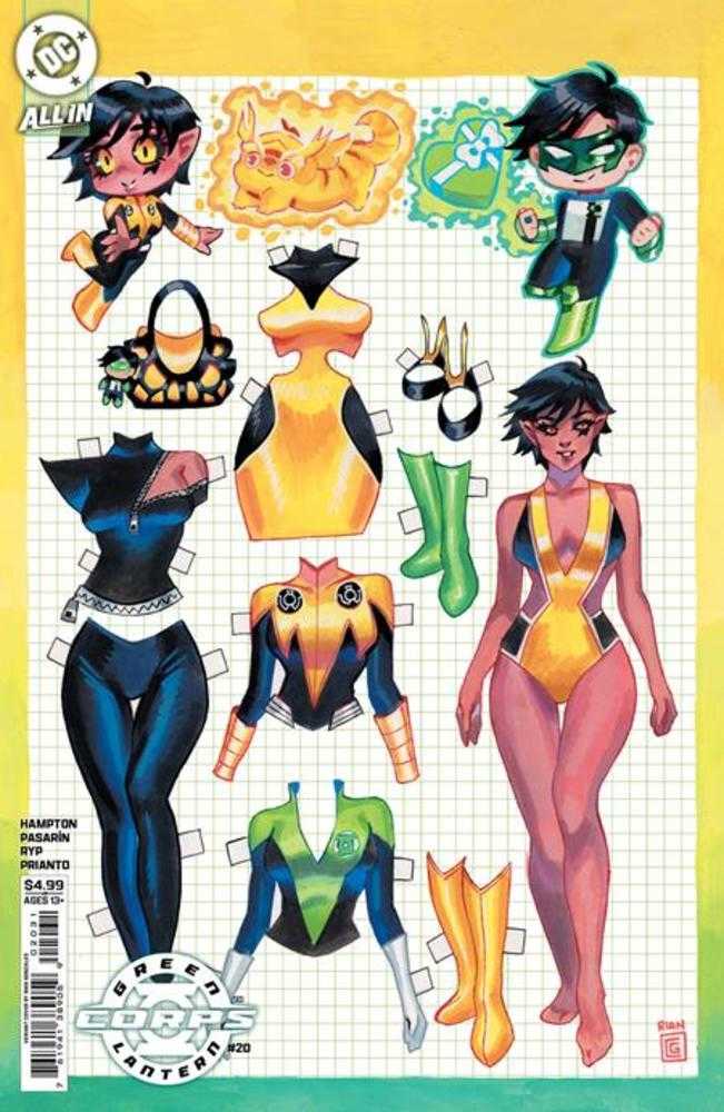 Green Lantern Corps #20 Cover C Rian Gonzaeles Card Stock Variant | Odin's Place