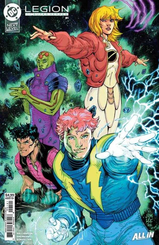 Legion Of Super Heroes #1 Cover B Jim Lee Card Stock Variant | Odin's Place