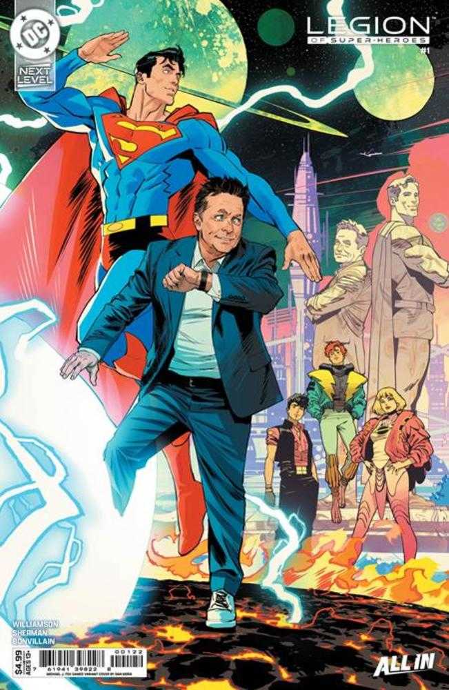 Legion Of Super Heroes #1 Cover H Dan Mora Michael J Fox Cameo Card Stock Variant | Odin's Place