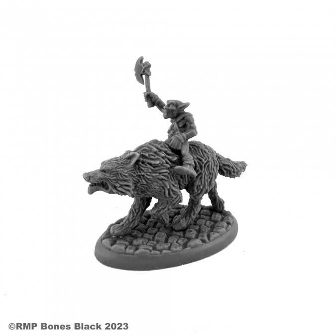 Reaper Bones Black: Goblin Wolfrider (Axe) | Odin's Place