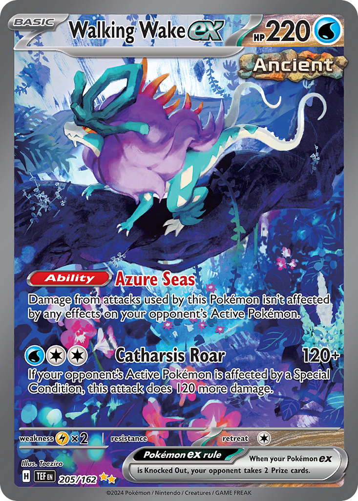 Walking Wake ex (205/162) [Scarlet & Violet: Temporal Forces] | Odin's Place