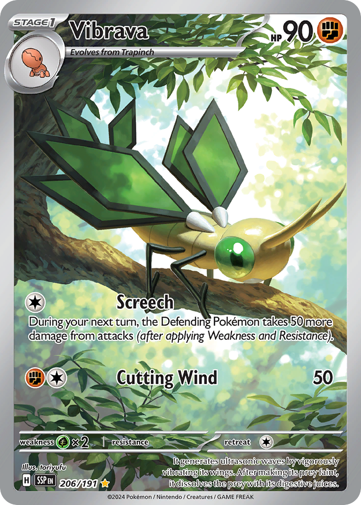 Vibrava (206/191) [Scarlet & Violet: Surging Sparks] | Odin's Place
