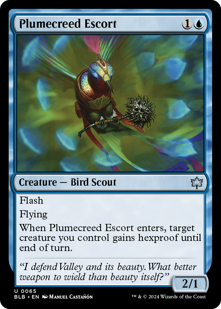 Plumecreed Escort [Bloomburrow] | Odin's Place