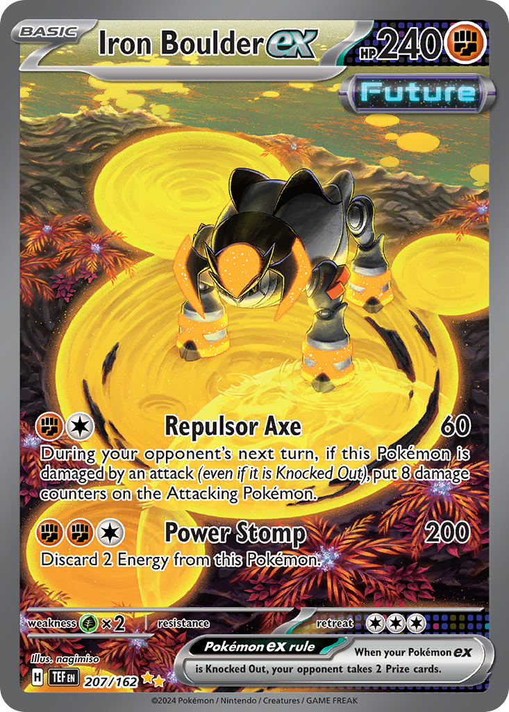 Iron Boulder ex (207/162) [Scarlet & Violet: Temporal Forces] | Odin's Place