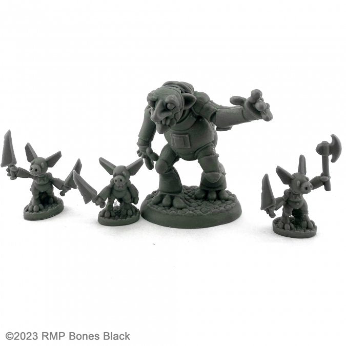 Reaper Bones Black: Pizza Dungeon Animatronics (4) | Odin's Place