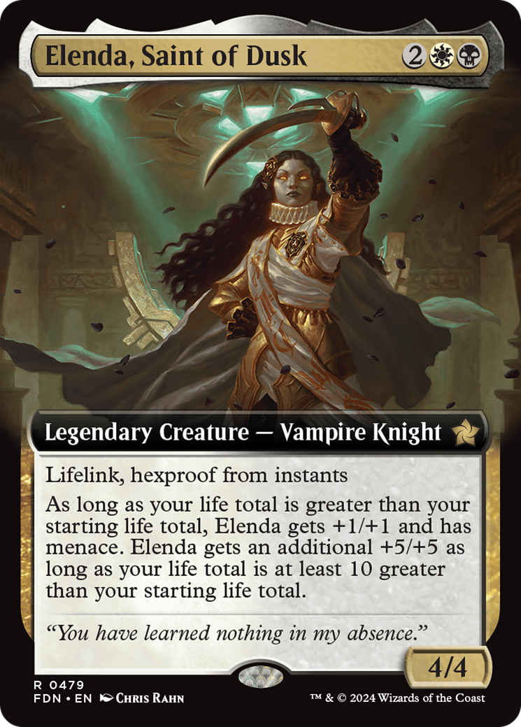 Elenda, Saint of Dusk (Extended Art) [Foundations] | Odin's Place