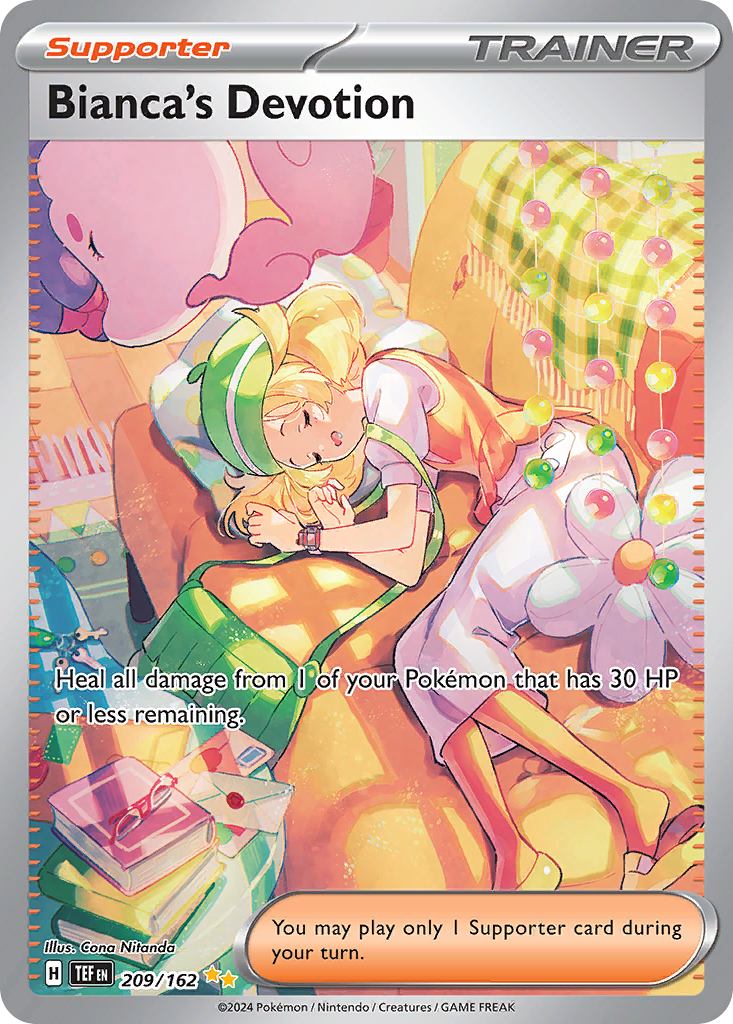 Bianca's Devotion (209/162) [Scarlet & Violet: Temporal Forces] | Odin's Place