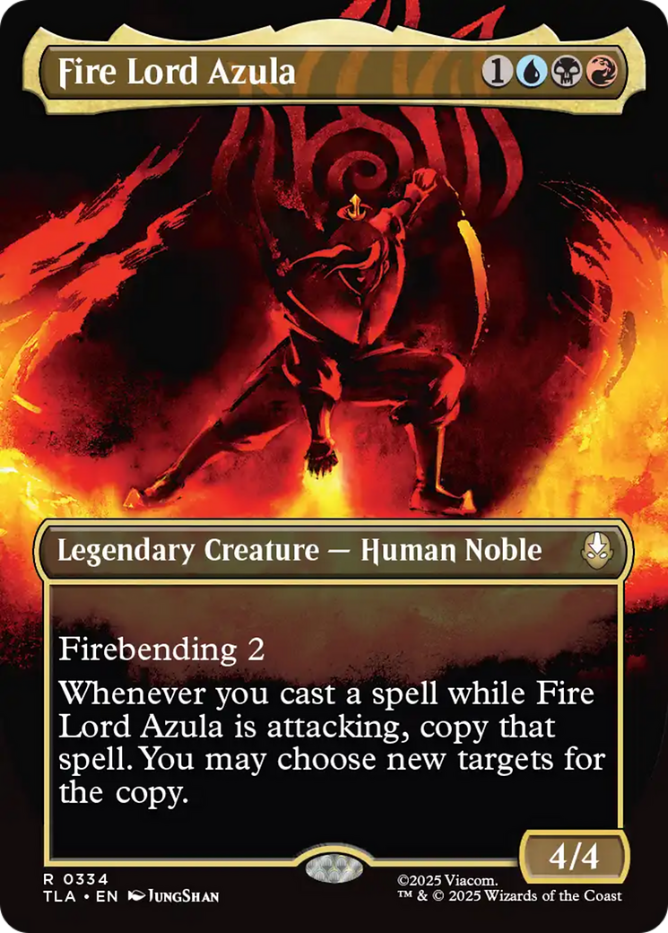 Fire Lord Azula (0334) (Borderless) [Avatar: The Last Airbender] | Odin's Place