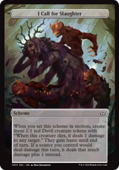 I Call for Slaughter (Full Art) [Duskmourn: Archenemy] | Odin's Place