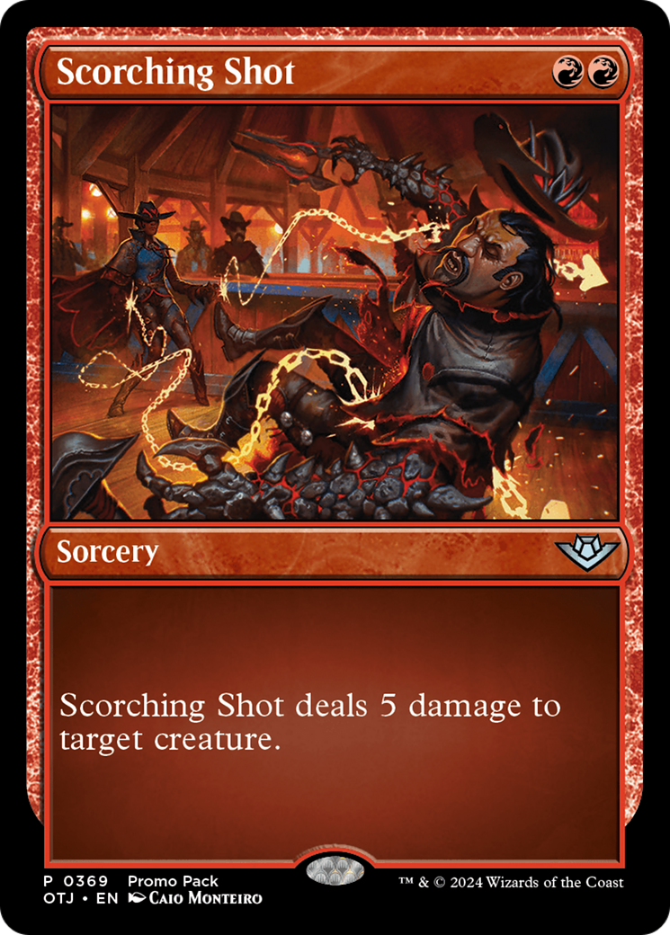 Scorching Shot (Promo Pack) [Outlaws of Thunder Junction Promos] | Odin's Place