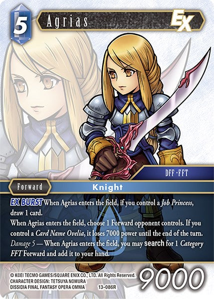 Agrias EX [Opus XIII: Crystal Radiance] | Odin's Place
