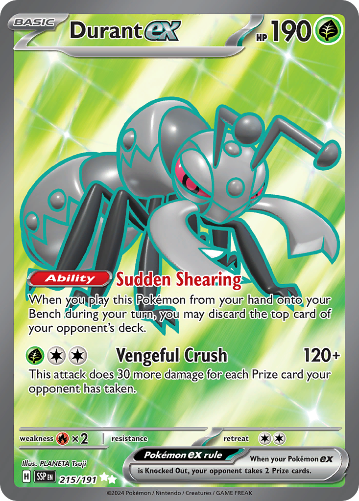 Durant ex (215/191) [Scarlet & Violet: Surging Sparks] | Odin's Place