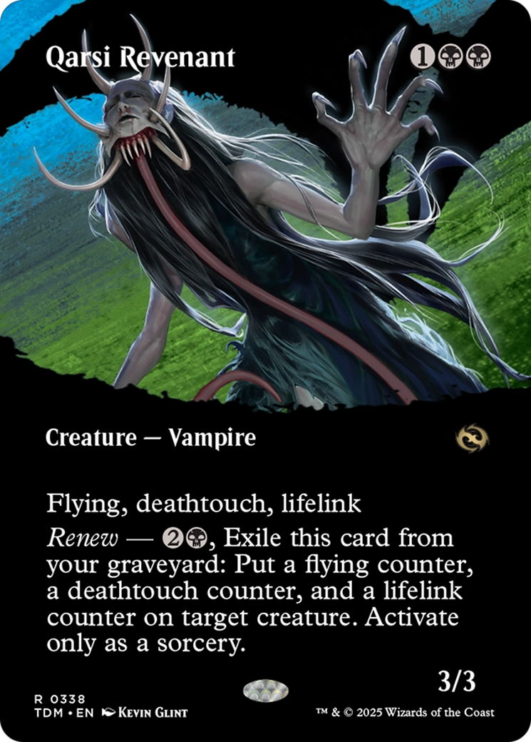 Qarsi Revenant (Borderless) [Tarkir: Dragonstorm] | Odin's Place
