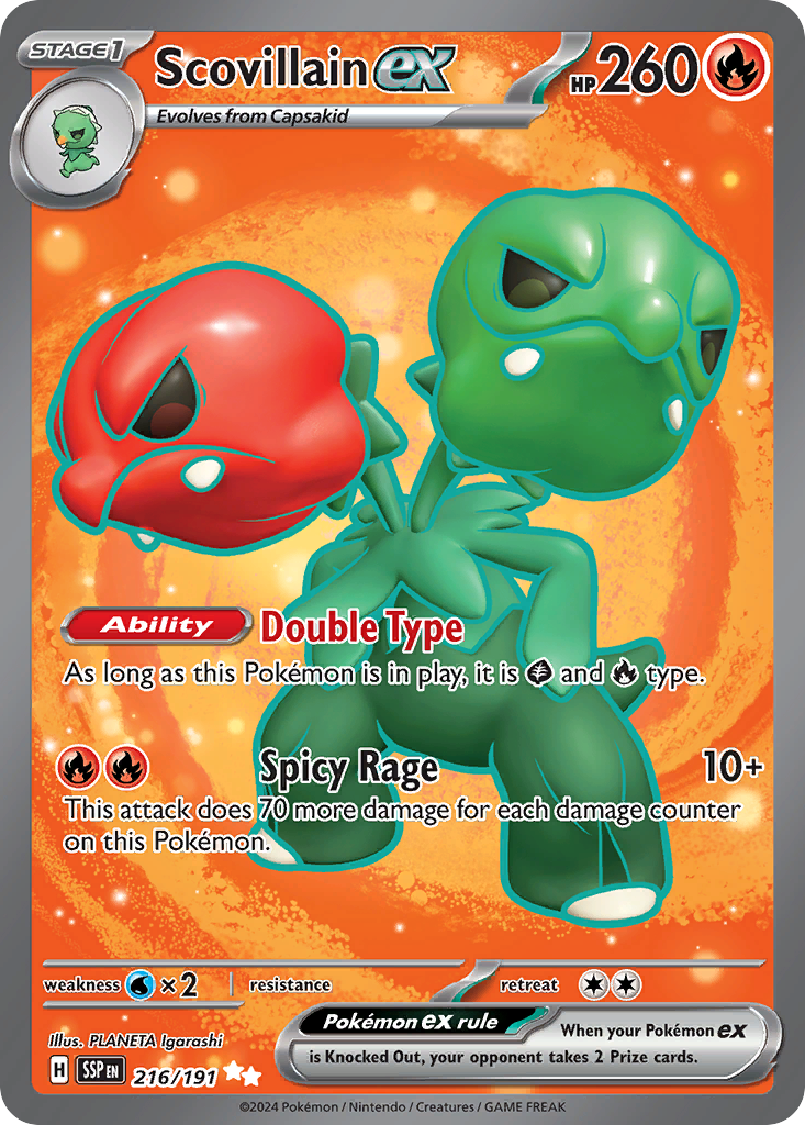 Scovillain (025/197) (Cosmos Holo) [Scarlet & Violet: Obsidian Flames] | Odin's Place