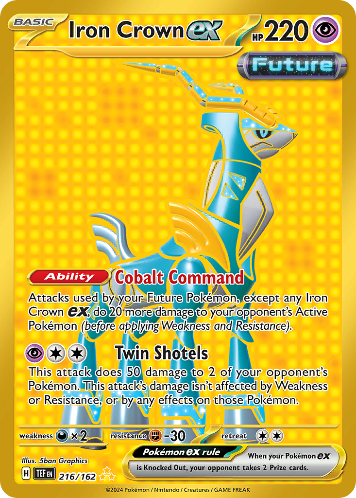 Iron Crown ex (216/162) [Scarlet & Violet: Temporal Forces] | Odin's Place