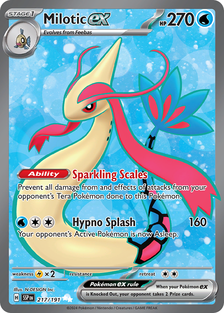 Milotic ex (217/191) [Scarlet & Violet: Surging Sparks] | Odin's Place