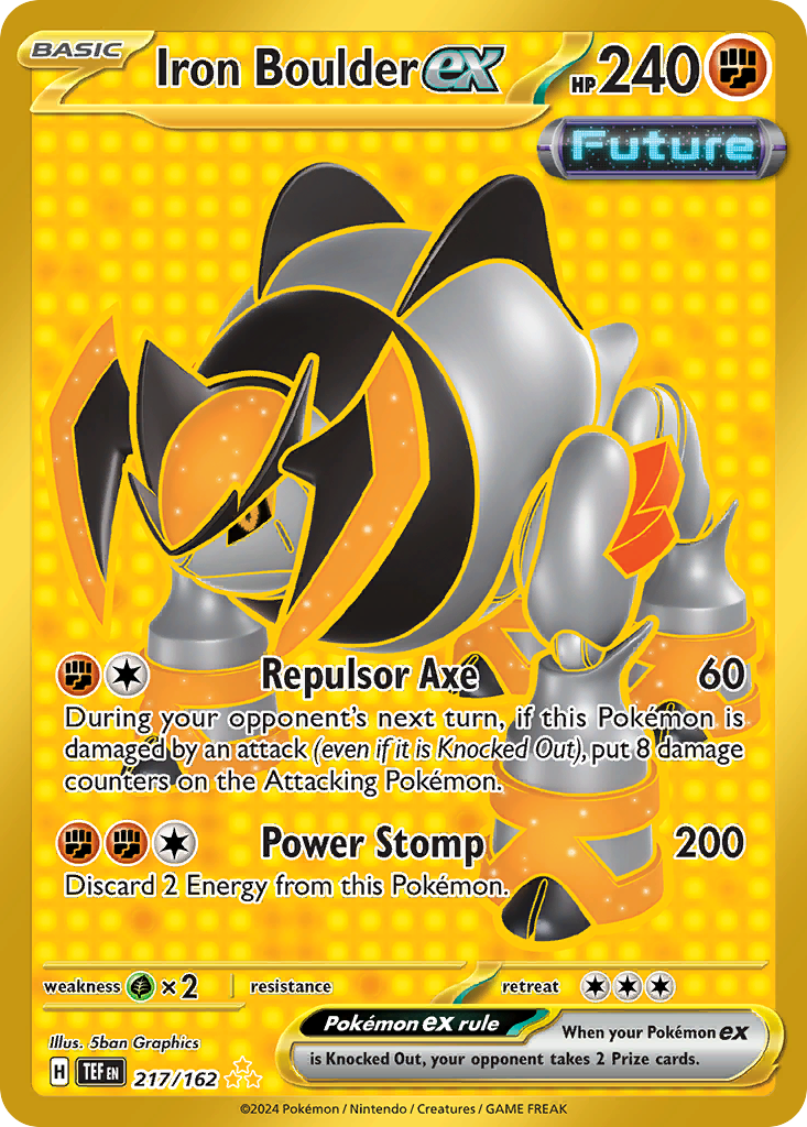 Iron Boulder ex (217/162) [Scarlet & Violet: Temporal Forces] | Odin's Place