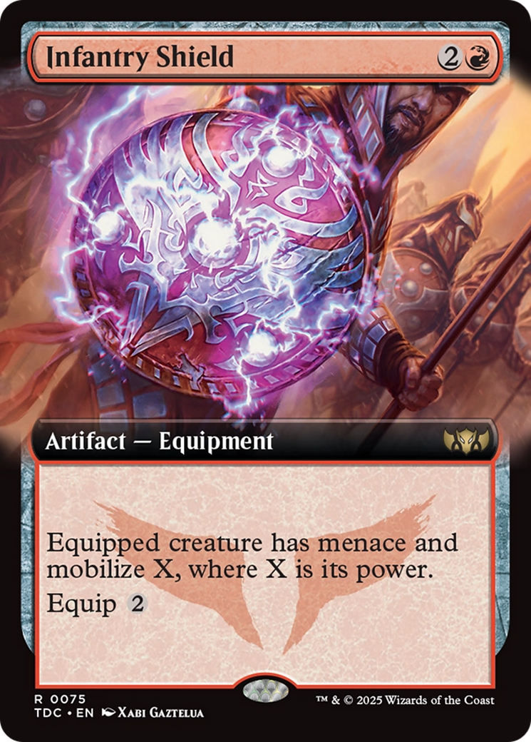 Infantry Shield (Extended Art) [Tarkir: Dragonstorm Commander] | Odin's Place