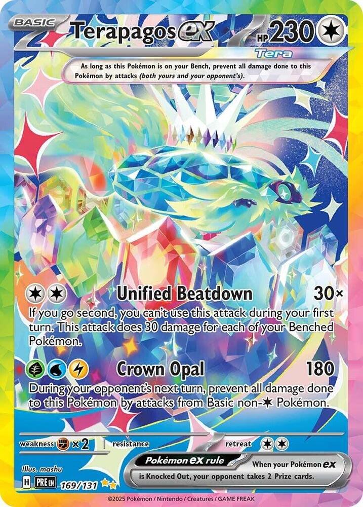 Terapagos ex (169/131) [Scarlet & Violet: Prismatic Evolutions] | Odin's Place