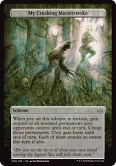 My Crushing Masterstroke (Full Art) [Duskmourn: Archenemy] | Odin's Place
