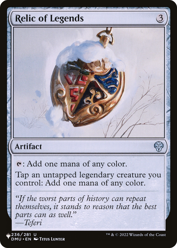 Relic of Legends [The List] | Odin's Place