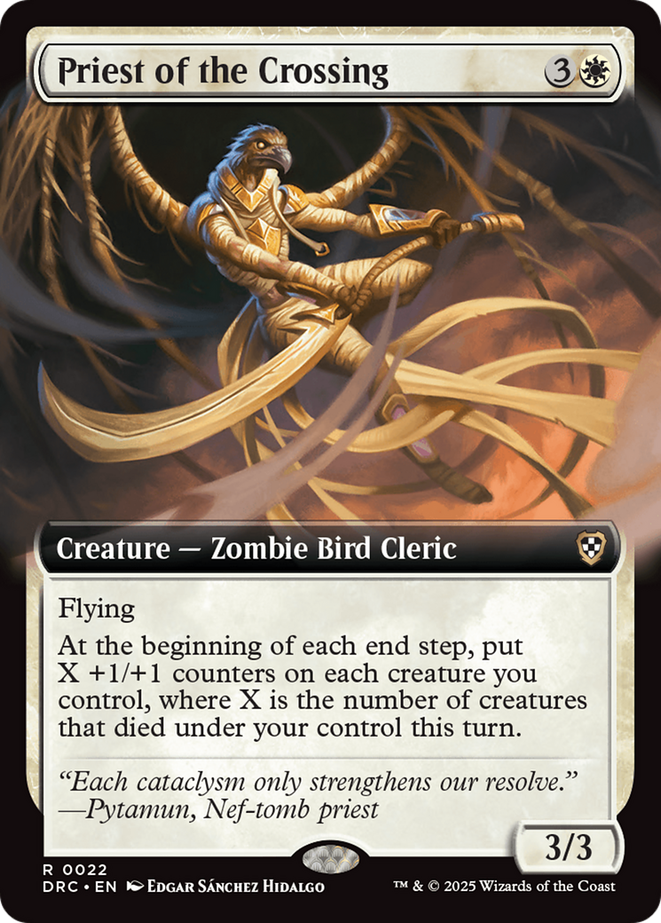 Priest of the Crossing (Extended Art) [Aetherdrift Commander] | Odin's Place