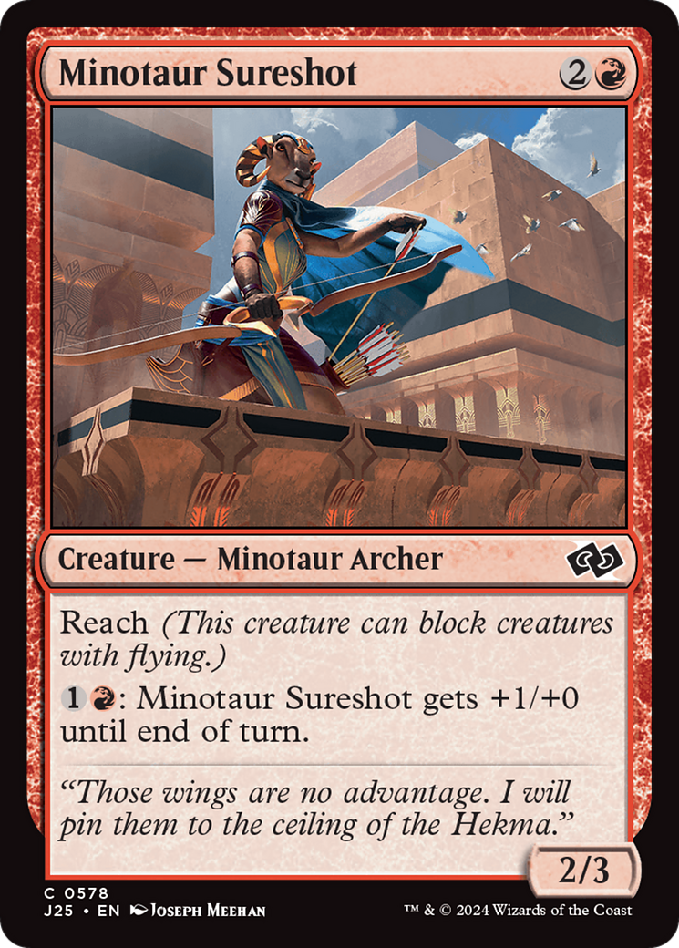 Minotaur Sureshot [Foundations Jumpstart] | Odin's Place
