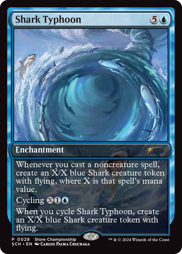 Shark Typhoon (Store Championship) [Bloomburrow Promos] | Odin's Place