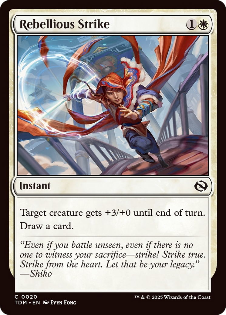 Rebellious Strike [Tarkir: Dragonstorm] | Odin's Place
