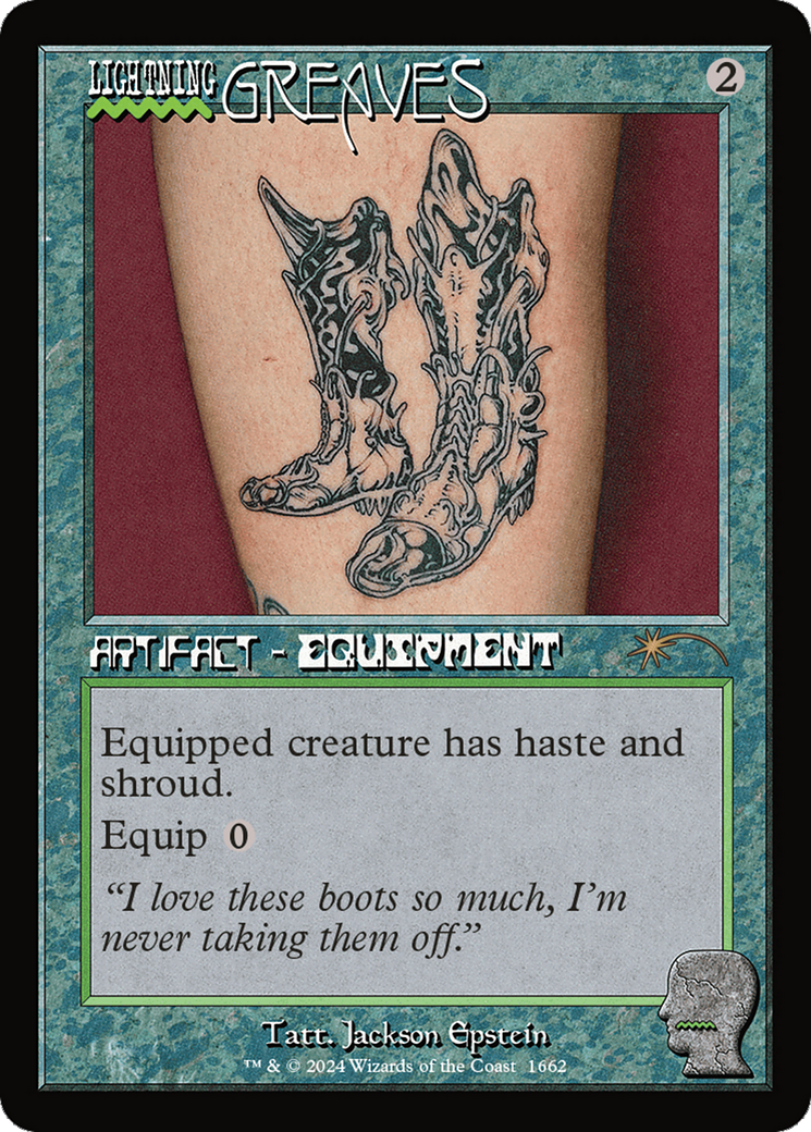 Lightning Greaves (1662) (Rainbow Foil) [Secret Lair Drop Series] | Odin's Place