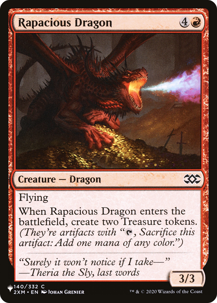 Rapacious Dragon [The List] | Odin's Place