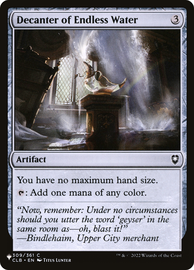Decanter of Endless Water [The List] | Odin's Place