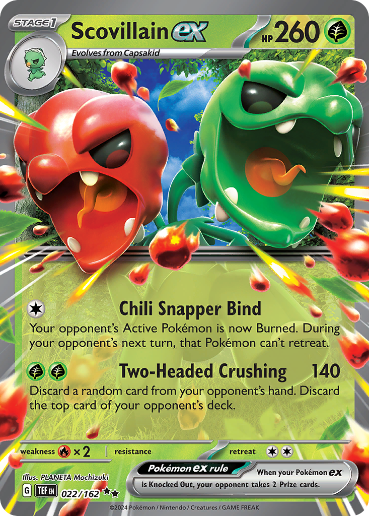 Scovillain ex (022/162) [Scarlet & Violet: Temporal Forces] | Odin's Place