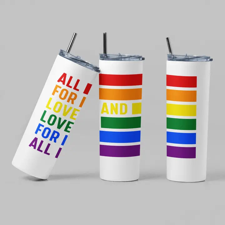 The Geek Boutique: All For Love and Love For All Equality Tumbler | Odin's Place