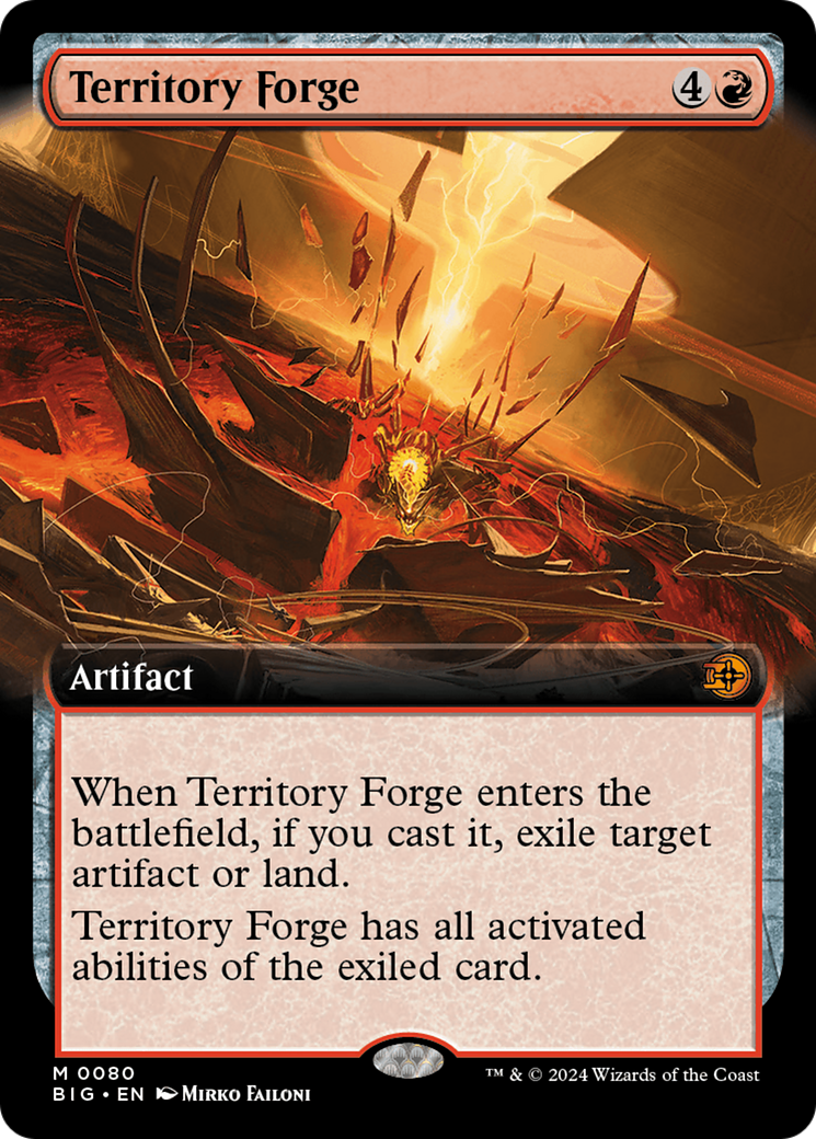 Territory Forge (Extended Art) [Outlaws of Thunder Junction: The Big Score] | Odin's Place