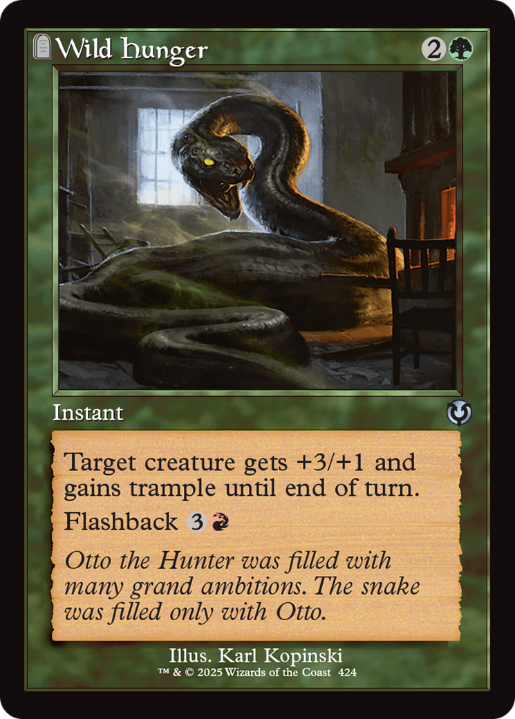 Wild Hunger (Retro Frame) [Innistrad Remastered] | Odin's Place