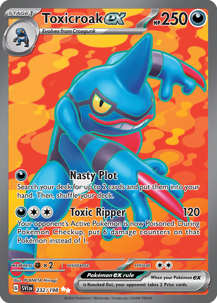 Toxicroak (024/064) [Scarlet & Violet: Shrouded Fable] | Odin's Place