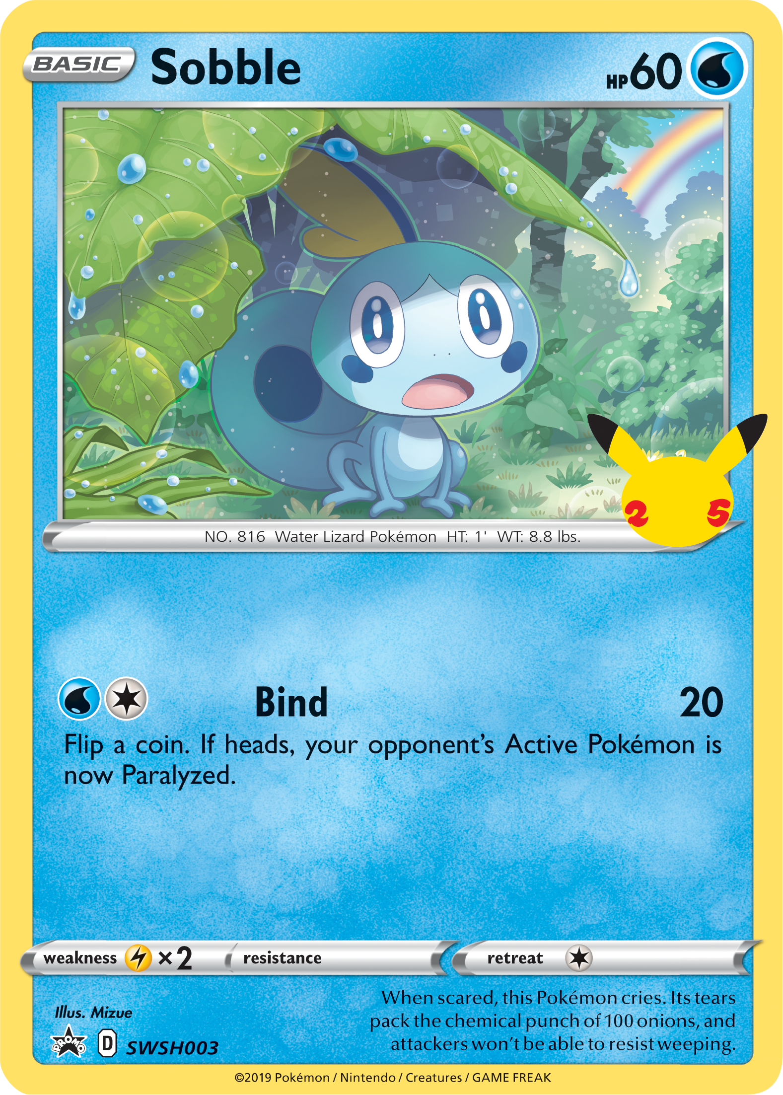 Sobble (SWSH003) (Jumbo Card) [First Partner Pack] | Odin's Place