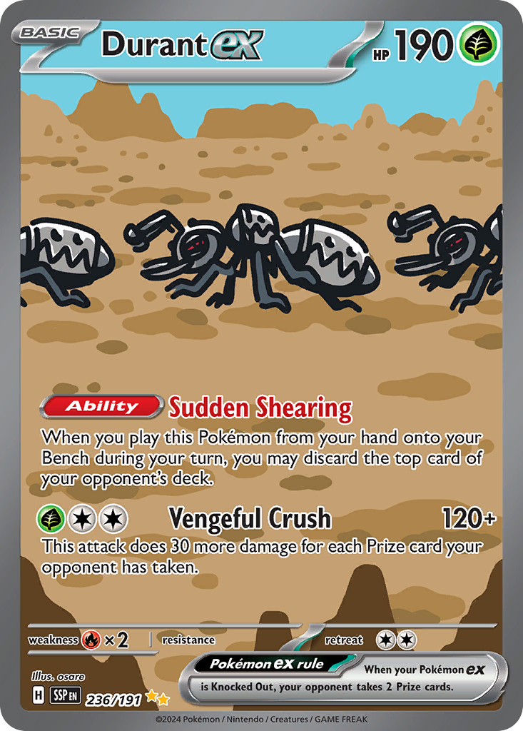 Durant ex (236/191) [Scarlet & Violet: Surging Sparks] | Odin's Place
